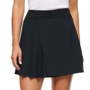 Lole Pleated Active Skort Women's XS Black Sporty Skirt Tennis Inner Short